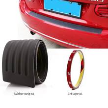 Car strips Car rear bumper protection For Toyota Corolla Avensis Rav4 Yaris Auris Camry Prius Hilux Verso car styling 2024 - buy cheap