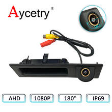 Aycetry! Intelligent Dynamic Trajectory Track CCD Car Trunk Handle Rear View Reverse Camera for BMW 3/5 Series F10 F11 F25 F30 2024 - buy cheap