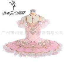 Pink Sleeping Beauty variation ballet Professional Ballet Stage Costumes Tutu Custom-Made competition Pancake Tutu BT2056 2024 - buy cheap