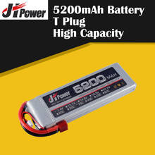 JHPower-batería Lipo recargable con enchufe en T para Dron teledirigido, 7,4 V, 5200mAh, 2S, 35C, Original, novedad 2024 - compra barato