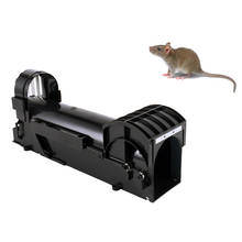 Rato rato bloqueio automático, rato, armadilha para pegar isca, gaiola humana para hamster 2024 - compre barato