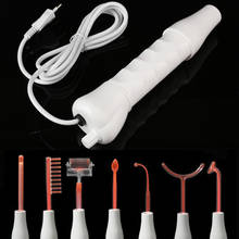 7 in 1 Portable High Frequency Facial Skin Care Glass Tube Wand Face Body Massage Acne Removal Red Ray Electrode Glass Tubes Spa 2024 - buy cheap