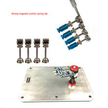 Braçadeira de sucção magnética, forte, suporte pcb, placa de circuito fixador, ferramenta de reparo eletrônica para grande tamanho, reparo de solda pcb 2024 - compre barato