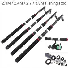 2.1m 2.4m 2.7m 3.0m Glass Fiber Portable Telescopic Fishing Rod Sea Pole Travel Sea Rock Rods 2024 - buy cheap
