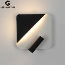 Modern Sconce Led Wall Light Black&White 10W Wall Lamp Lighting Fixtures For Living room Bedroom Dining room Kitchen Study room 2024 - compre barato