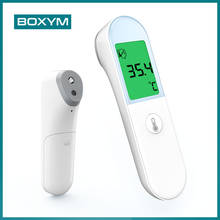 Цифровой инфракрасный термометр BOXYM с ЖК-дисплеем, для детей и взрослых, Бесконтактный лазерный термометр для измерения температуры тела 2024 - купить недорого