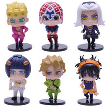 6style/lot Jo Bizarre Adventure Diamond Kujo Jotaro Higashikata Josuke Anime PVC Action Figure Collection Model Toy Doll Gift 2024 - buy cheap