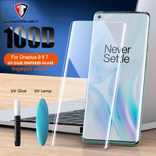 For Oneplus 9 Pro Screen Protector For Oneplus 9 8 7T Pro Full Liquid Glued UV Tempered Glass For OnePlus 9 Pro Screen Protector 2024 - buy cheap