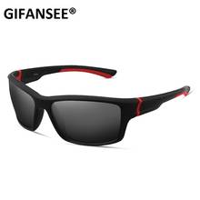 GIFANSEE-gafas de sol rectangulares para hombre y mujer, lentes de pesca para deportes al aire libre, gafas de conducción, UV400, diseñador de marca 2024 - compra barato