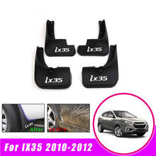 4 pçs auto fender flares mudflaps pára-lamas do carro mud flaps dianteiro traseiro respingo guardas para hyundai ix35 2010 2011 2012 2024 - compre barato