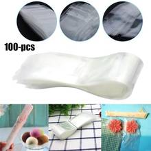 100pcs Disposable Zip-Top Ice Pop Ice Lolly Molds Making Bags Foldable Funnel for DIY Juice Fruit Popsicle Ice Cream Makers 2024 - buy cheap