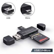 4 in 1 USB OTG Card Reader Drive High-speed USB2.0 Header Computer For Android OTG TF/SD Extension Writer Card Universal 2024 - buy cheap