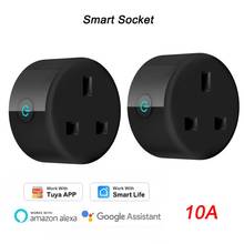 10A Wireless WIFI Smart Socket UK Plug APP TUYA/Smart Life Timing Power Socket voice Remote Control Alexa Google Home Assistant 2024 - buy cheap