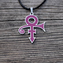 SanLan 1 шт. фиолетовый принц символ любви ожерелье с веревкой цепи 50 см 2024 - купить недорого