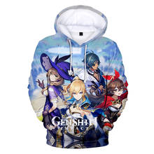 Anime Printing Genshin Impact 3D Hoodies Hip Hop Casual Sweatshirts Men Women Hoodie Harajuku Streetwear Pullover Genshin Impact 2024 - buy cheap
