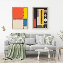 Pintura em tela para casa bauhaus poster bauhaus pintura decorativa poster hd cópias da arte da parede modular sala de estar sem moldura 2024 - compre barato