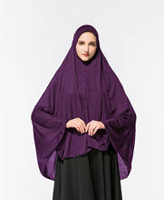 Islamic clothing Muslim Long Hijab Prayer Garment Women Turban ramadan Head Scarf Formal Jilbab Abaya Hijabs musulman khimar 2024 - buy cheap