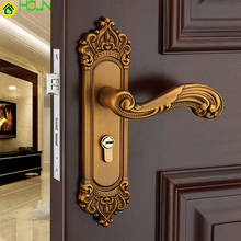 Household European-style bedroom bearing handle lock package door handle door lock 2024 - buy cheap