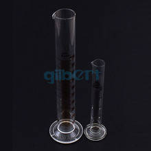 Cilindro de vidrio de Laboratorio Profesional, cilindro de medición con boquilla, 50ml 2024 - compra barato
