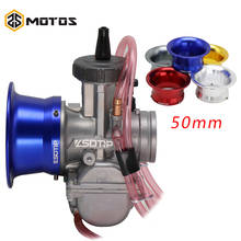 ZS MOTOS 50mm Motorcycle Modified Carburetor Air Filter Cup Wind Cup Horn Cup Fit Keihin OKO KOSO PWK24/26/28/30 PE CVK26/30 2024 - buy cheap