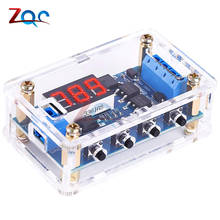 DC 5V-36V 12V 24V Dual MOS LED Digital Time Delay Relay Trigger Cycle Timer Delay Switch Circuit Board Timing Control With Case 2024 - buy cheap
