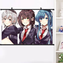 Anime jaku-kyara tomozaki-kun Fumiya Tomozaki Minami Nanami póster de desplazamiento de pared impresión en HD decoración del hogar Manga colección de arte 40x60cm 2024 - compra barato