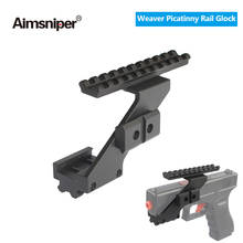 Tactical Pistol Scope Handguard Mount 20mm Picatinny Weaver Top & Bottom Rail For Handgun Red Dot Laser Sight Fit Glock 17 19 20 2024 - buy cheap