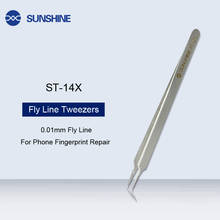 ST-14X 0.01mm Fly Line Special Tweezers Professional Phone Fingerprint Repair Fly Line Precision Tweezers Stainless Steel 2024 - buy cheap