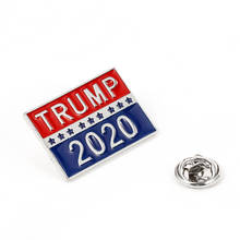 Trump 2020 pinos broche campanha republicana broche político américa presidente donald trump crachá broches esmalte pino jóias 2024 - compre barato