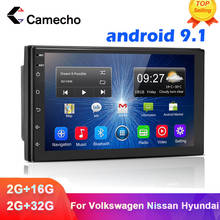 Camecho 2 din android 9.1 rádios do carro gps multimídia jogador universal estéreo automático para volkswagen nissan hyundai kia toyota CR-V 2024 - compre barato