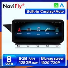 8 + 128g bluray android 10 carplay carro automático dvd rádio multimídia jogador gps navegação para mercedes benz glk classe x204 2008-2015 2024 - compre barato