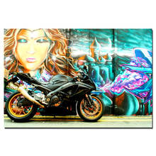 Suzuki-Cuadro de Superbike GSXR, póster artístico de pared, impresiones en lienzo, pintura para decoración de sala de estar 2024 - compra barato