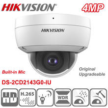 Original Hikvision DS-2CD2143G0-IU Replace DS-2CD2143G0-IS 4MP H.265+ POE IR Audio Built-in Mic Network Dome Camera Upgardeable 2024 - buy cheap
