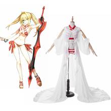 Disfraz de Anime Cos Fate/Grand Order FGO para hombre y mujer, traje de baño Unisex con sable rojo, Nero, Claudius, Caesar, auminus, Germanicus, 02 2024 - compra barato