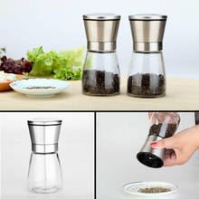 Hot Sales Fashion Design Stainless Steel Manual Salt & Pepper Mill Herb Spice Grinder Hand Shaker Set 2024 - buy cheap