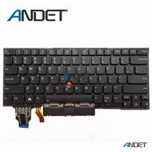 Refurbished Original for Lenovo ThinkPad X1 Carbon Gen 7th 20QD 20QE 20R1 2019 Laptop US Keyboard Backlit Backlight SN20R55563 2024 - buy cheap