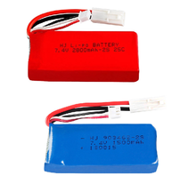 7.4V 1500Mah Lipo Battery and USB charger  For Feilun FT009 2.4G RC Racing boat Spare Parts wholesales 2024 - buy cheap