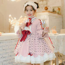 Spring New Spanish Lolita Princess Dress Anime Cosplay Costume Children Christmas Halloween Costume JSK Dress For Girls Y2784 2024 - buy cheap