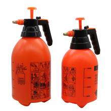 Garrafa pulverizadora de pressão manual, 2l/3l laranja, bocal de cobre ajustável, bomba de compressão de ar manual, spray, 1 peça 2024 - compre barato