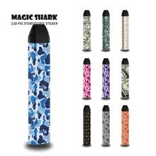 Magic Shark  Camouflage Money Dollar Military Army No Fade Case Cover Sticker Wrap Film Skin for Uwell Caliburn 2024 - buy cheap