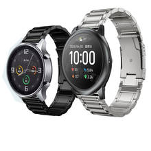 Titanium Alloy 22mm Watchband strap For Xiaomi Haylou solar ls05 original Smart Wristband Bracelet For Xiaomi Haylou Solar Corre 2024 - buy cheap
