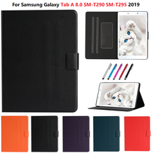 Funda de negocios con tapa para tableta Samsung Galaxy Tab A 8,0, carcasa con soporte de cuero PU 2019 TPU para Tab A8.0 SM-T290 SM-T295 2024 - compra barato