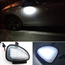 CSCSNL 2 шт. Canbus Led модуль освещения для бокового зеркала для VW Golf MK6 6 MKVI C45, Белая светодиодная лампа 2024 - купить недорого