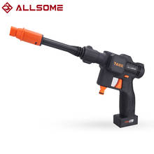 ALLSOME 16.8/21V Lithium Battery Cordless Electric High Pressure Car WasherPortable Foam Generator Set Garden tools 2024 - buy cheap