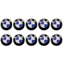 10PCS 14mm car Key Sticker Car badge Emblem decoration Sticker For Bmw e46 e90 e60 e39 f30 e36 f10 f20 e87 e92 e30 e34 X1 X3 X5 2024 - buy cheap