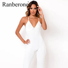 Ranberone-monos sexys para mujer, traje deportivo de Yoga sin mangas, Espalda descubierta, para gimnasio, correr, Fitness, conjunto de entrenamiento atlético de una pieza 2024 - compra barato