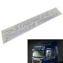 Streamline Metal Chrome Decorative Sticker for 1/14 Remote Control Tractor Scania R620 R470 Tractor 2024 - buy cheap