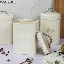 WSHYUFEI крышка бака для хранения стальная кухонная утварь многофункциональная сахарная чайная кофейная коробка Бытовая банка для приправ конфет 2024 - купить недорого