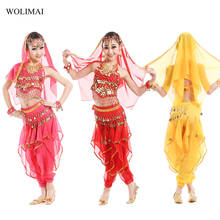 Belly Dance Costumes Set Kids Oriental Bellydance Girls Belly Dancing India Belly Dance Set Clothes Bellydance Children Indian 2024 - buy cheap