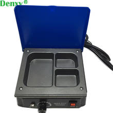 Denxy Dental Wax Pot Dental Lab Equipment Wax Heater 3-well Wax Heating Analog Dipping Pot Dental technician equipment 2024 - buy cheap
